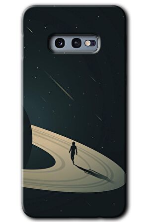 Galaxy S10e Kılıf HD Desen Baskılı Arka Kapak - Space Planet 