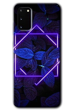Galaxy S20 Kılıf HD Desen Baskılı Arka Kapak - Mekanik Yaprak 5 