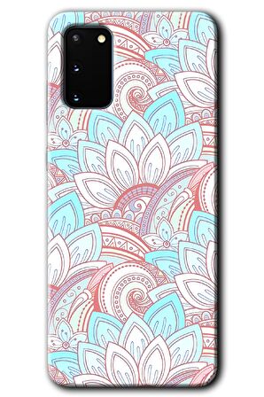 Galaxy S20 Kılıf HD Desen Baskılı Arka Kapak - Çin Mandala 1 