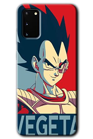 Galaxy S20 Kılıf HD Desen Baskılı Arka Kapak - Vegeta 