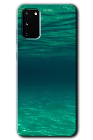 Galaxy S20 Kılıf HD Desen Baskılı Arka Kapak - Derin Deniz 