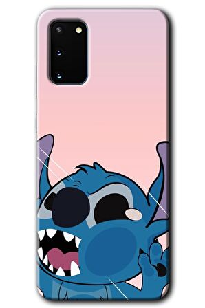 Galaxy S20 Kılıf HD Desen Baskılı Arka Kapak - Stitch 