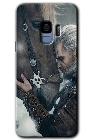 Galaxy S9 Kılıf HD Desen Baskılı Arka Kapak - Kadim Dost 