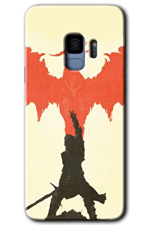 Galaxy S9 Kılıf HD Desen Baskılı Arka Kapak - Dragon Hunter 1 