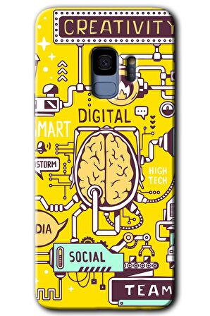 Galaxy S9 Kılıf HD Desen Baskılı Arka Kapak - Smart 2 