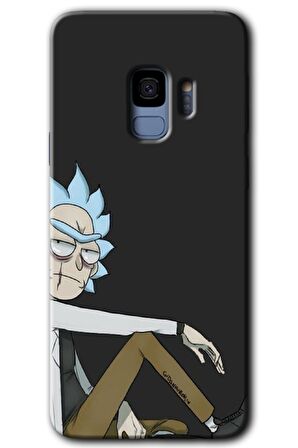 Galaxy S9 Kılıf HD Desen Baskılı Arka Kapak - Rick 