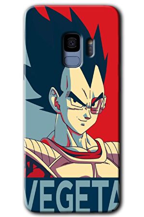 Galaxy S9 Kılıf HD Desen Baskılı Arka Kapak - Vegeta 