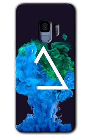 Galaxy S9 Kılıf HD Desen Baskılı Arka Kapak - İnk Clot 