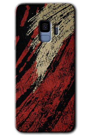 Galaxy S9 Kılıf HD Desen Baskılı Arka Kapak - Kumaş Deseni 6 
