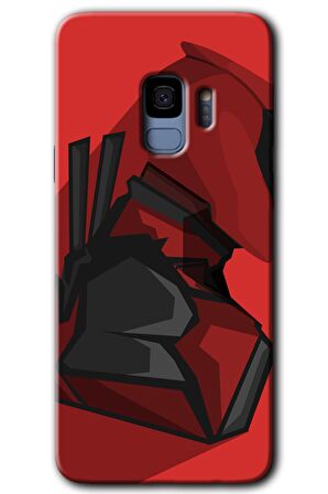 Galaxy S9 Kılıf HD Desen Baskılı Arka Kapak - DeadPool 