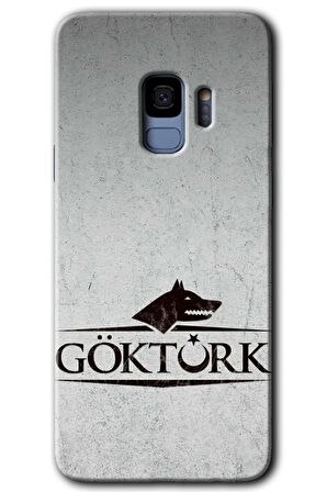 Galaxy S9 Kılıf HD Desen Baskılı Arka Kapak - Göktürk 