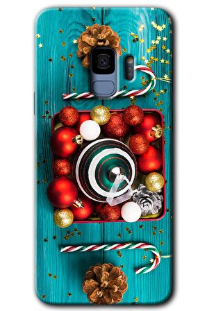 Galaxy S9 Kılıf HD Desen Baskılı Arka Kapak - Christmas 