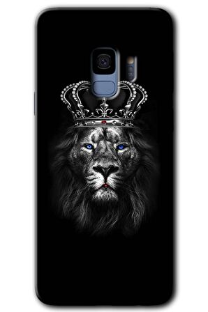 Galaxy S9 Kılıf HD Desen Baskılı Arka Kapak - King Lion 