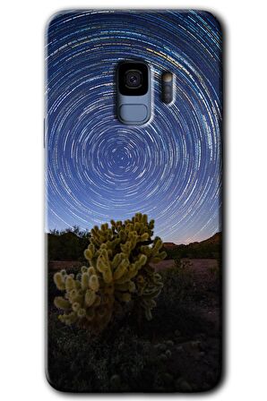 Galaxy S9 Kılıf HD Desen Baskılı Arka Kapak - Eclipse Sky 
