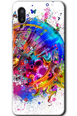 Galaxy A02 Kılıf HD Desen Baskılı Arka Kapak - 4K Clock 