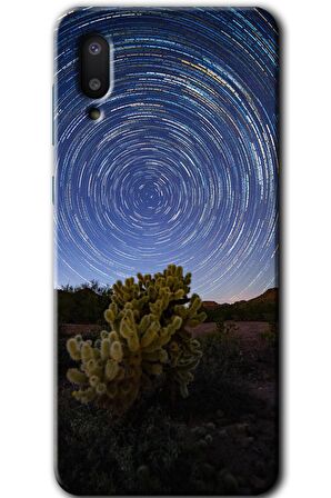 Galaxy A02 Kılıf HD Desen Baskılı Arka Kapak - Eclipse Sky 