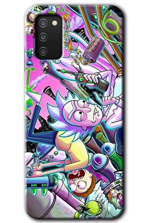 Galaxy A02s Kılıf HD Desen Baskılı Arka Kapak - Graffiti Çizgi Film 