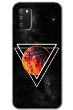 Galaxy A02s Kılıf HD Desen Baskılı Arka Kapak - Kızıl Gezegen 