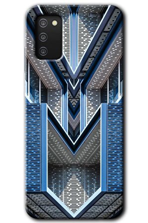 Galaxy A02s Kılıf HD Desen Baskılı Arka Kapak - Retro Building 