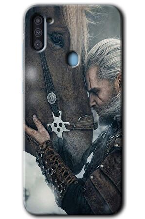 Galaxy A11 Kılıf HD Desen Baskılı Arka Kapak - Kadim Dost 