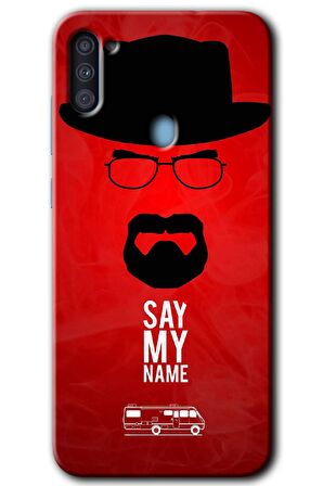 Galaxy A11 Kılıf HD Desen Baskılı Arka Kapak - Say My Name 