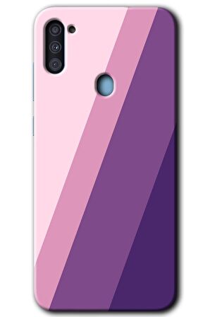 Galaxy A11 Kılıf HD Desen Baskılı Arka Kapak - Oblique 
