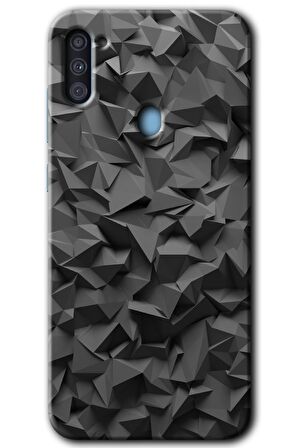 Galaxy A11 Kılıf HD Desen Baskılı Arka Kapak - Dark Broke 