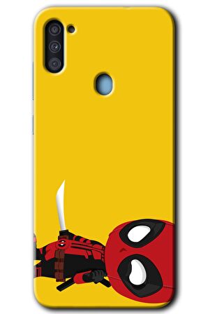 Galaxy A11 Kılıf HD Desen Baskılı Arka Kapak - DeadPool 6 