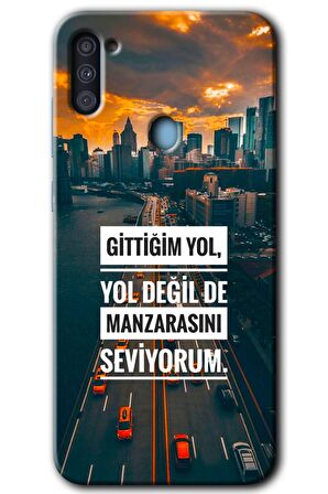 Galaxy A11 Kılıf HD Desen Baskılı Arka Kapak - Manzara Seviyorum 