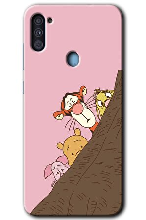 Galaxy A11 Kılıf HD Desen Baskılı Arka Kapak - Winnie the Pooh 