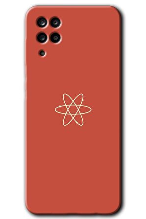 Galaxy A12 Kılıf HD Desen Baskılı Arka Kapak - Atom 