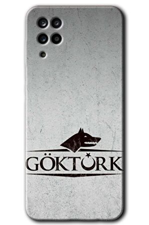 Galaxy A12 Kılıf HD Desen Baskılı Arka Kapak - Göktürk 