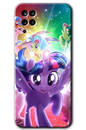 Galaxy A12 Kılıf HD Desen Baskılı Arka Kapak - Pony 