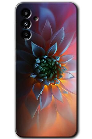 Galaxy A13 5G Kılıf HD Desen Baskılı Arka Kapak - Çiçek Motif 