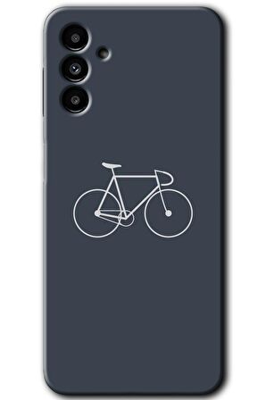 Galaxy A13 5G Kılıf HD Desen Baskılı Arka Kapak - Bike 