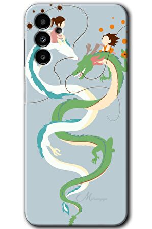 Galaxy A13 5G Kılıf HD Desen Baskılı Arka Kapak - Snake Friendship 