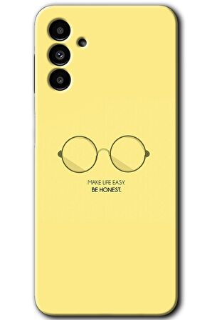 Galaxy A13 5G Kılıf HD Desen Baskılı Arka Kapak - Be Honest 