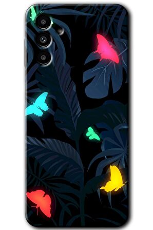 Galaxy A13 5G Kılıf HD Desen Baskılı Arka Kapak - Lighter Butterfly 
