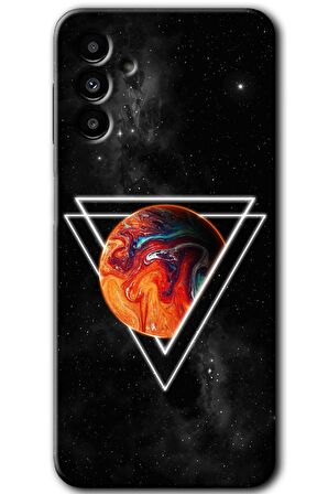 Galaxy A13 5G Kılıf HD Desen Baskılı Arka Kapak - Kızıl Gezegen 