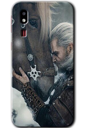 Galaxy A2 Core Kılıf HD Desen Baskılı Arka Kapak - Kadim Dost 
