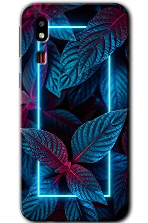 Galaxy A2 Core Kılıf HD Desen Baskılı Arka Kapak - Mekanik Yaprak 4 