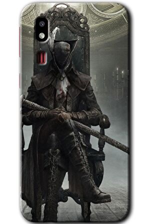 Galaxy A2 Core Kılıf HD Desen Baskılı Arka Kapak - Bloodborne Hunters 