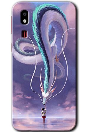 Galaxy A2 Core Kılıf HD Desen Baskılı Arka Kapak - Dragon Snake 