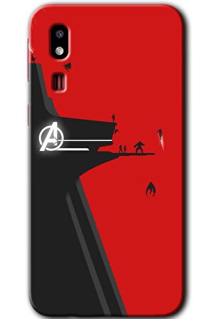 Galaxy A2 Core Kılıf HD Desen Baskılı Arka Kapak - Avengers Tower 