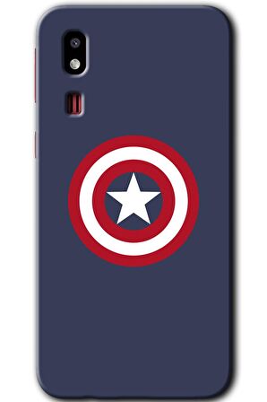 Galaxy A2 Core Kılıf HD Desen Baskılı Arka Kapak - Captain! 
