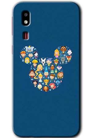 Galaxy A2 Core Kılıf HD Desen Baskılı Arka Kapak - Mickey 