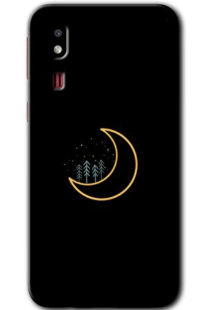 Galaxy A2 Core Kılıf HD Desen Baskılı Arka Kapak - İyi Geceler 