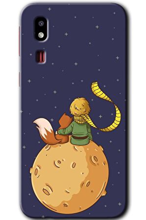 Galaxy A2 Core Kılıf HD Desen Baskılı Arka Kapak - Küçük Prens 