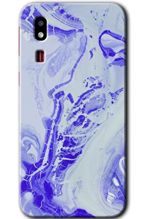Galaxy A2 Core Kılıf HD Desen Baskılı Arka Kapak - Cranny Liquid Wall 