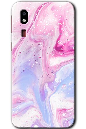 Galaxy A2 Core Kılıf HD Desen Baskılı Arka Kapak - Kabarmış Leke 